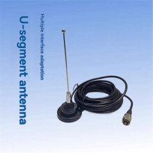 403-520 MHz Antennenset mit NMO-Antennenfuß, 4 M Zuleitungskabel und 18 cm Montagehalterung für Auto-, Taxi- und Mobilfunkantennen