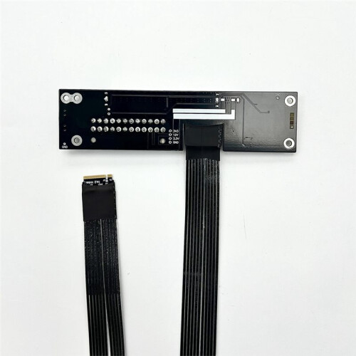 PCIe 5.0 X4 M2 Laptop  Card External Adapter EGPU Extension Cable External  Card Docking with Bracket 1