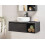 Beliani Wall Mounted Vanity Unit RUPANCO 80 cm Black 2