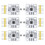 AS5600 Magnetic Encoder Magnetic Induction Angle Measurement Sensor Module 12bit High Precision with Magnet 6set 1