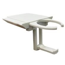 Under Table Folding Cup Holder Retractable Water Bottle Holder Soda Rack Headset Hanger Hat Organizer for Home School