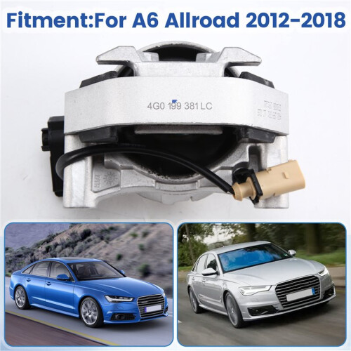 Left Engine Mount 4G0199381LC W Wire , Sensor for  A6 / Allroad A7 A8 D4 2010-2018 Left 2