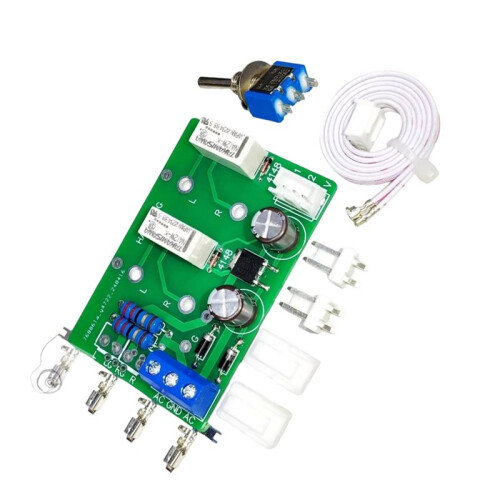 Two Choice Relay Audio Source Switching Board 2-Channel Signal Switching Board Audio Conversion Board Finished Board 2