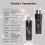 XLR Wireless Microphone Transmitter Receiver 2.4Ghz Microphone Wireless System Rechargeable Wireless Mic Audio Adapter B 6