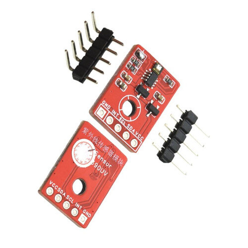 LTR-390UV Ultraviolet-Visible Light Sensor Module Ultraviolet Detection  3.3V to 5V IIC Digital Output Not Welding