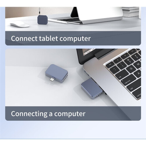 GODO 2230 Type-C USB M.2 NVMe SSD Enclosure Direct Plug Design Portable External Case for Phone/PC/ 2