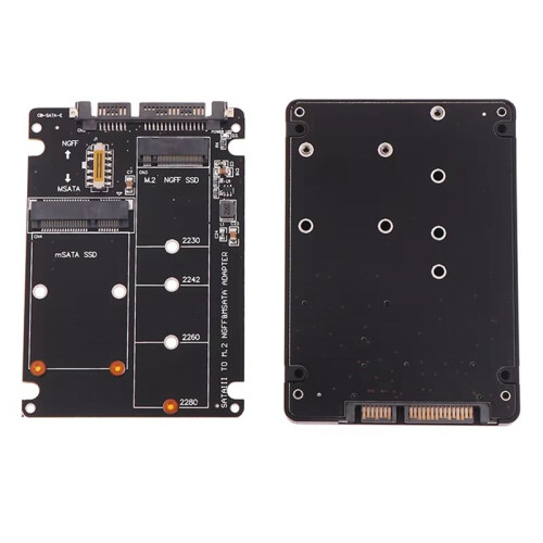60Gbps to M2 NGFF  SSD MSATA SSD Adapter MSATA to  M.2 NGFF to  Disk Adapter Board 1