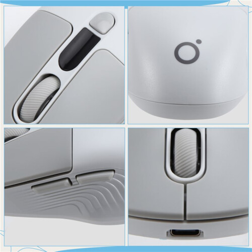 Optical Cordless Mice Screen Display Laptop Wireless Mouse 2.4G Silent Wireless  Mouse Mute Ergonomic Mouse 1