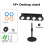 Multi Microphone Holder  to 4 Mics Portable Microphone Storage Stand Mic Stand Tray for Handheld Dynamic Wireless Mics 7