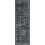 Hallway Runner Rug Black 2 ft x 6 ft Non-Slip Washable 2
