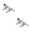 2Pièces Adaptateur Fluide De Alliage Gris Kit De Saignée 3 Voies 4