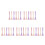 30Pièces Brosse Silicone , Accessoires Beauté Doux 4