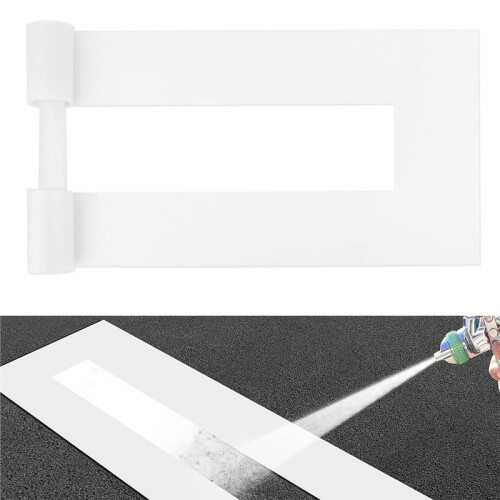 Estêncil de Linhas de Estacionamento de 4 X 88 Polegadas, Silicone Resistente com Fibra de Vidro, Reutilizável 1