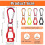48 Pcs Glove Clips for Work Glove Holders, Work Safety Clip Glovee for Belt Loop Guard Worker Construction 5