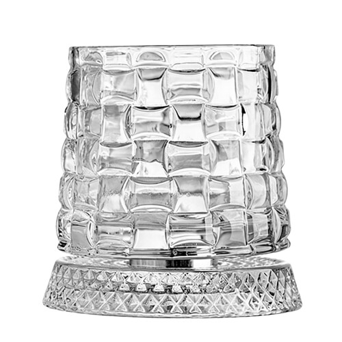 Snurrende whiskyglass med roterende base 2