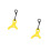 2Pièces Pince Arrière Nylon Route 5