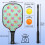 Σετ κουπιών Pickleball με κουπιά από fiberglass σε σχέδια λουλουδιών, 2 μπάλες και τσάντα – 3