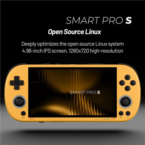 Pro S TG5050 Game Console 4.96inch 64G Retro Handheld Game Player  Video Game Console Support 30+ Emulators B 1