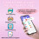 Sticker Printer with 6 Rolls Thermal Paper,  Portable Inkless Printer for IOS & Android, Pocket Print Pod 4