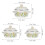 3-Piece Enamel Cooking Pot Set with Handles 2