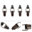 24 Pcs Lock Bags Iron Door Latch 10