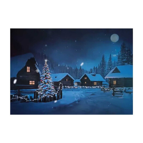 Weihnachtskarte mit Temperaturwechsel und Umschlag 2