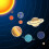 1Set Assorted Color Solar System Planet Model for Home Use Made from Stable ABS Material 5