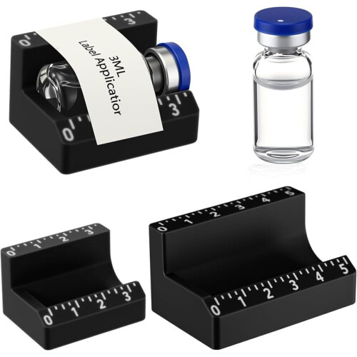 2Pcs Vial Label Applicator Bottle Labeling Application Tool for Small Jars Essential Oils Containers Bottles(3ml,10ml) 2