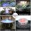 400mL Γνήσιο μίνι μηχάνημα ομίχλης Fogger 12 LED φώτα Νερό Λίμνη Κήπος Σιντριβάνι 6