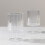 BalsaCircle6Clear Πλαστικά Ποτήρια Κρασιού 12oz Vintage Ραβδωτό Σχέδιο με Κοντό Κοχύλι για 7