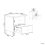 Beliani 2 Drawer Bedside Table KYLEA Metal White 2