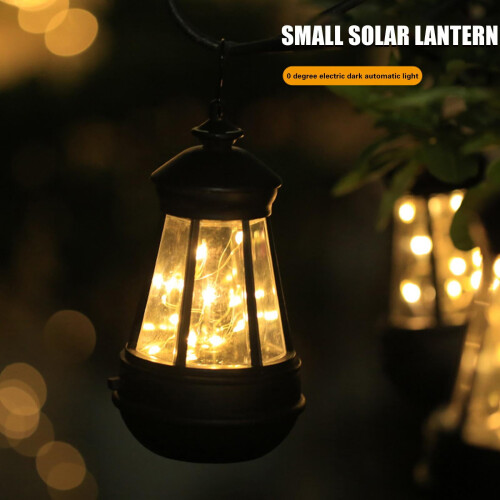 Linterna LED solar impermeable para colgar al aire libre Q7V1 2