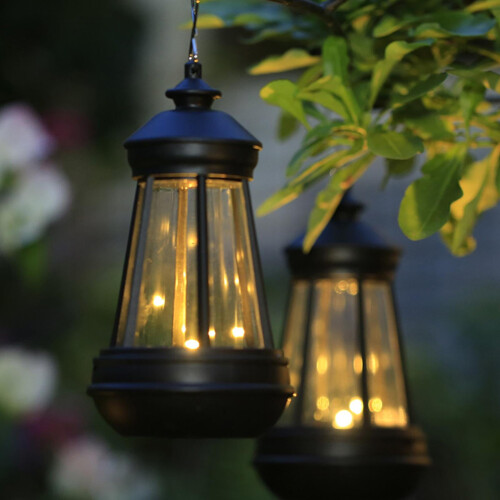 Lanterna solar LED à prova d'água para uso externo. 1