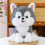 Peluche de husky siberiano – Suave y cómodo. 4