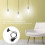 Hanging Lamp Ceiling Pendant with E26/E27 Light Bulb Base and Pull Chain Switch 2