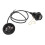 Hanging Lamp Ceiling Pendant with E26/E27 Light Bulb Base and Pull Chain Switch 5
