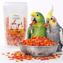 Papryka Czerwona Liofilizowana Dla Papug - Naturalny Dodatek Warzywny | 20 G