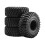 4 τεμάχια 1,9" RC Crawler Ελαστικά επισκευής καουτσούκ Od124mm Ελαστικό τροχού για SCX10 3