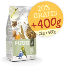 Witte Molen Puur Budgie 2Kg  | Pokarm Dedykowany Dla Papużek Falistych +20% Gratis