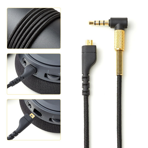 Game Headphone Audio Cable Flexible Replacement for SteelSeries Arctis 3 5 7 Pro 1