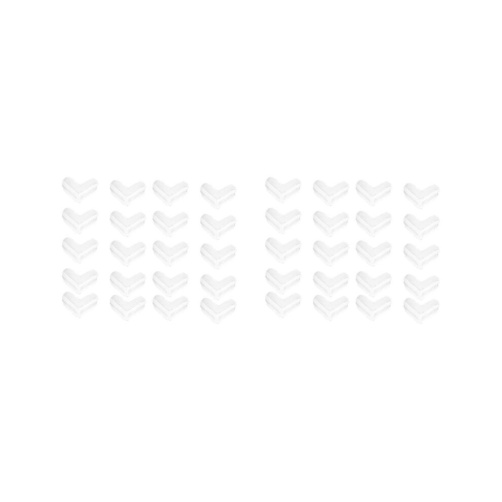 40 Pack Corner Guards Clear Corner Protectors Stop Child  Injuries Tables, Furniture &  Corners (L-Shaped)