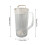 Brocca da 2 litri con coperchio e stantuffo regolabile per succhi, latte e polveri – Design a bocca larga 3