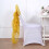 BalsaCircle6Mustard Yellow Premium Solid Curly Chiffon Chair Sashes Slipcovers 6