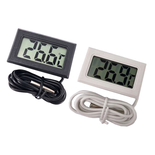 2pcs Digital Thermometer Electronic Digital Display Thermometer Refrigerator Thermometer 1