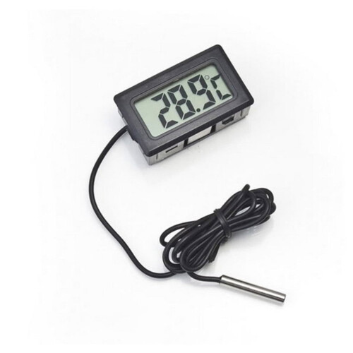 2pcs Digital Thermometer Electronic Digital Display Thermometer Refrigerator Thermometer 2