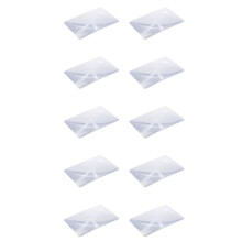 10pcs Lupa Lente Fresnel PáGina 3X Folha de Lupa 180X120X0,5Mm