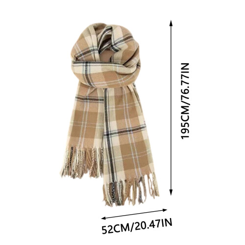 Χειμερινό κασκόλ για γυναίκες με χοντρό λαιμό για κρύο καιρό, ζεστές 2