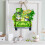 Décoration de porte verte en forme de trèfle pour la Saint-Patrick 5