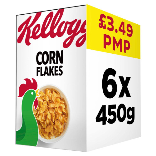 Kelloggs Kellogg's Corn Flakes Cereal 450g ( pack of 6 )