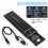 Rollbacks & More M2SSD Case M.2NVMe Enclosure USB3.1Type C Gen2 10Gbps Tool Free NGFF Solid State Drive Box Black 2